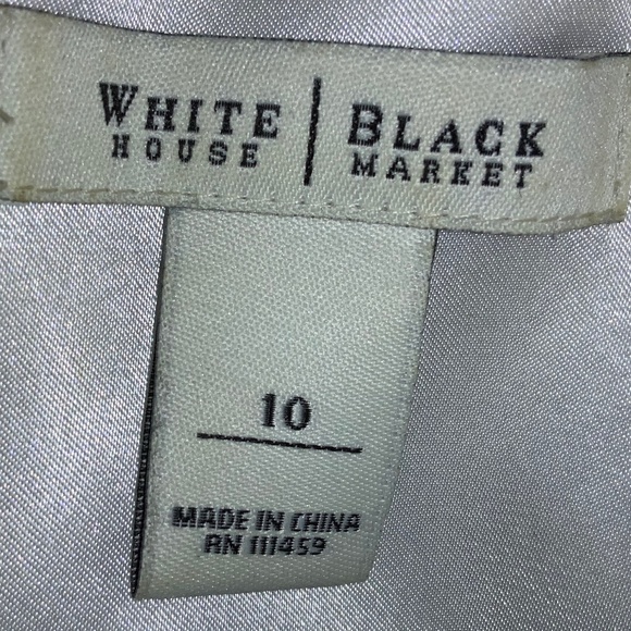 White House Black Market Floral Maxi Dress Sz 10 - Picture 9 of 10